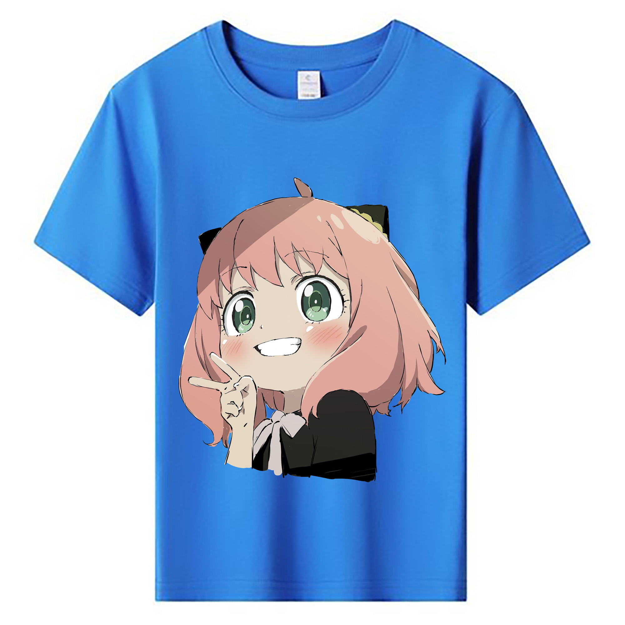 （画像用） SPY×FAMILY间谍家家酒 綿100％キッズTシャツ（フロントプリント）